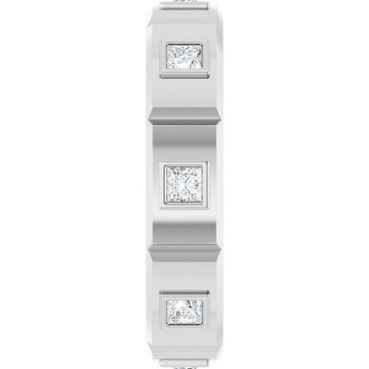 1/2 CTW Mens Natural Diamond Band, 5.5 mm