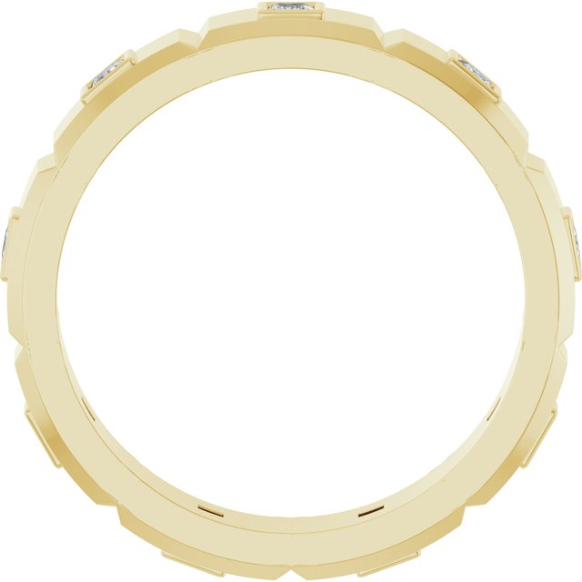 1/4 CTW Mens Natural Diamond Band, 5 mm