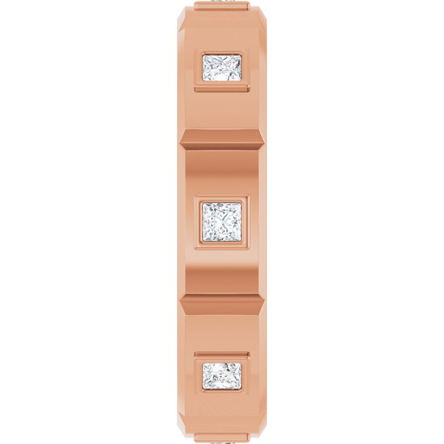 1/2 CTW Mens Natural Diamond Band, 5.3 mm