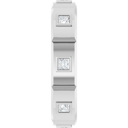 5/8 CTW Mens Natural Diamond Band