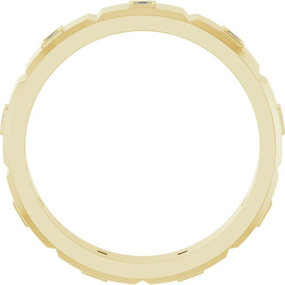 1/5 CTW Mens Natural Diamond Band