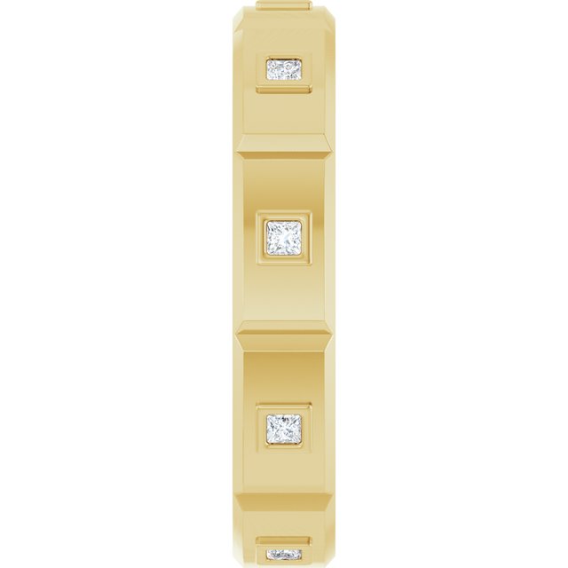 1/8 CTW Mens Natural Diamond Band, 4.5 mm