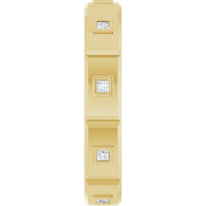 1/5 CTW Mens Natural Diamond Band