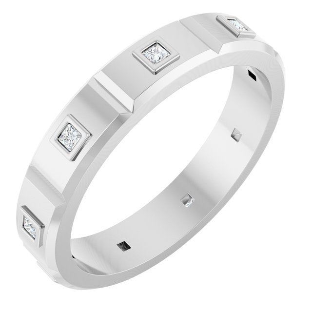 1/5 CTW Mens Natural Diamond Band