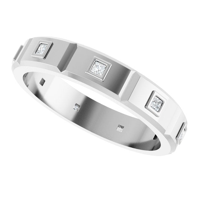 1/5 CTW Mens Natural Diamond Band
