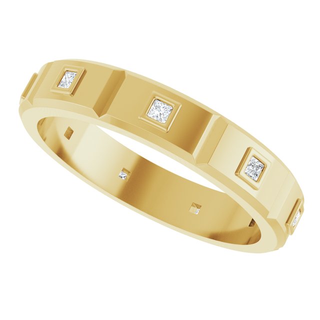 1/5 CTW Mens Natural Diamond Band