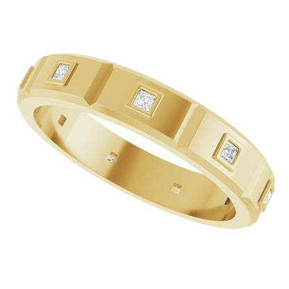 1/5 CTW Mens Natural Diamond Band