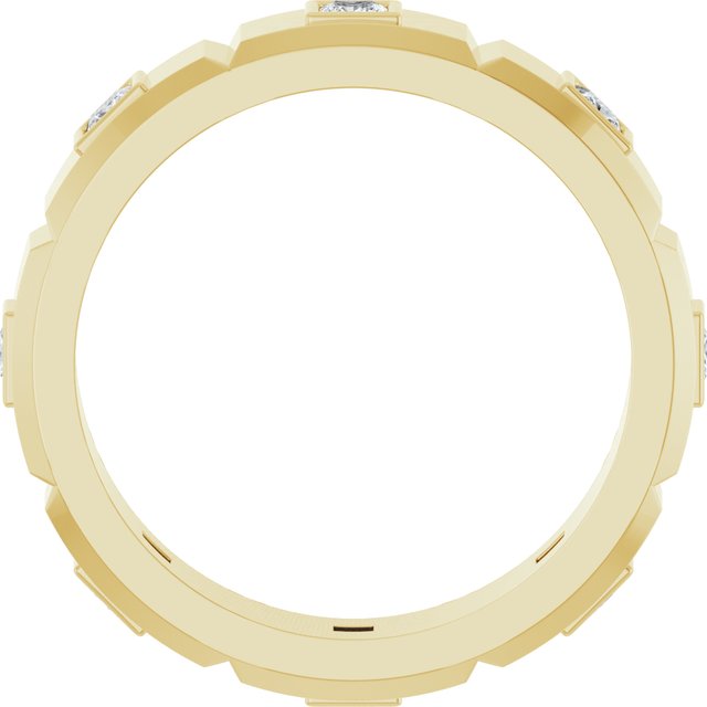 1/2 CTW Mens Natural Diamond Band, 5.5 mm