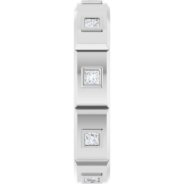 1/4 CTW Mens Natural Diamond Band, 5 mm