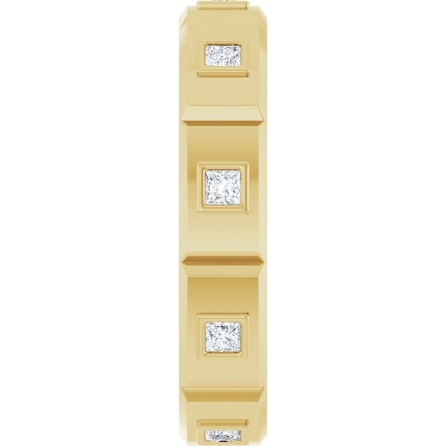 1/4 CTW Mens Natural Diamond Band, 5 mm