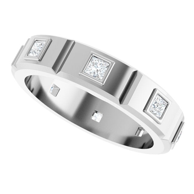 3/4 CTW Mens Natural Diamond Band