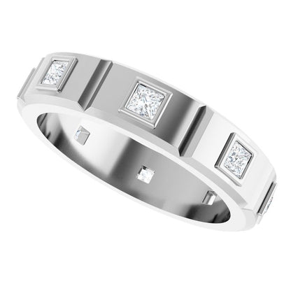 3/4 CTW Mens Natural Diamond Band