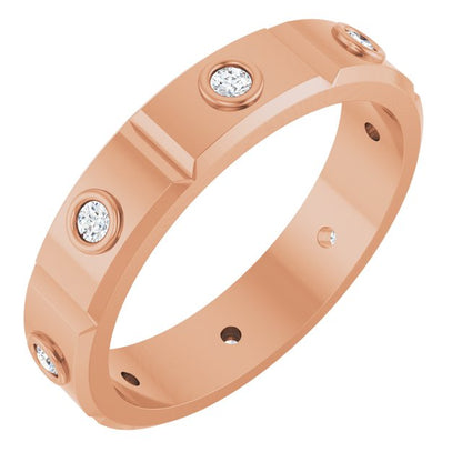 1/5 CTW Mens Natural Diamond Band