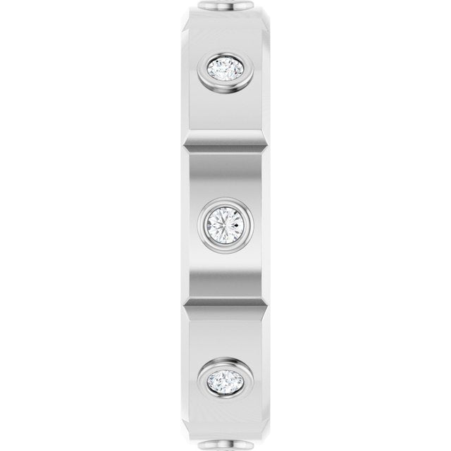 1/5 CTW Mens Natural Diamond Band