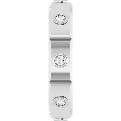 1/5 CTW Mens Natural Diamond Band