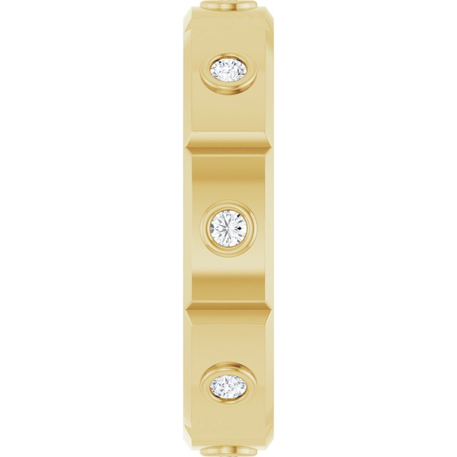 1/4 CTW Mens Natural Diamond Band, 5 mm