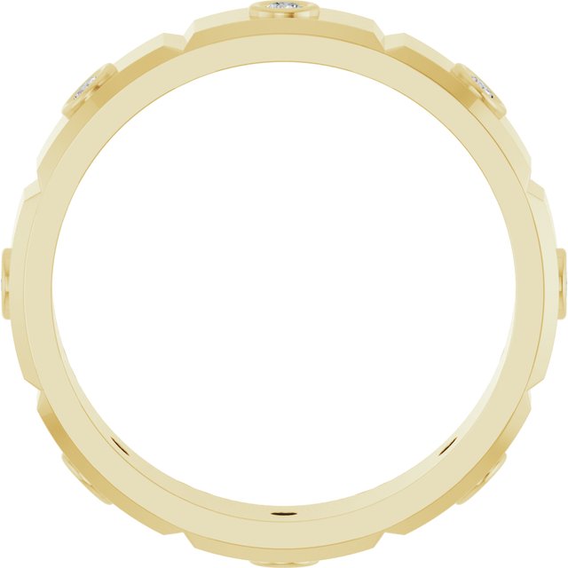1/4 CTW Mens Natural Diamond Band, 5 mm