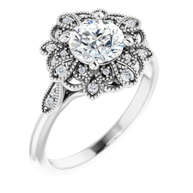 .01 CTW Natural Diamond Matching Band, 6.2 mm