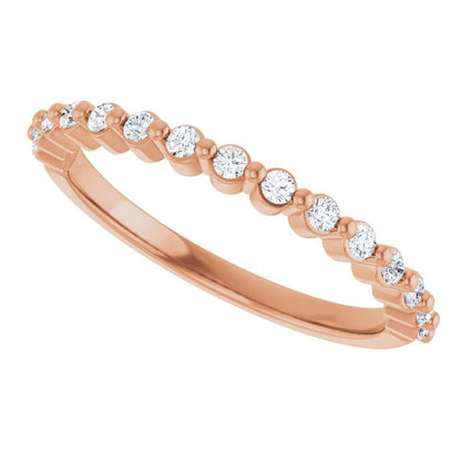 1/5 CTW Natural Diamond Anniversary Band, 2.59 mm