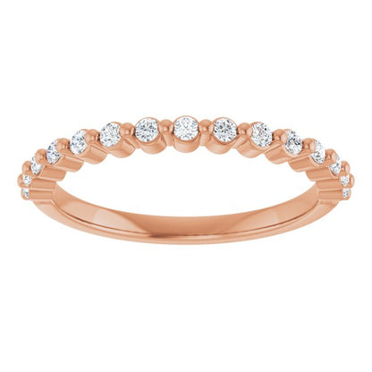 1/5 CTW Natural Diamond Anniversary Band, 2.59 mm