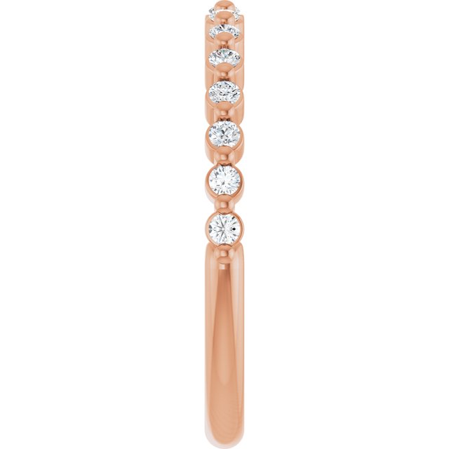 1/5 CTW Natural Diamond Anniversary Band, 2.59 mm