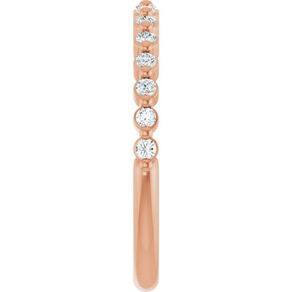 1/5 CTW Natural Diamond Anniversary Band, 2.59 mm