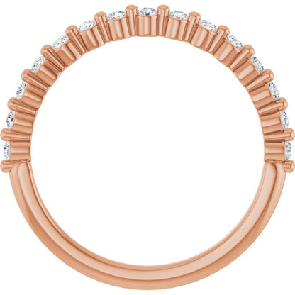 1/5 CTW Natural Diamond Anniversary Band, 2.59 mm