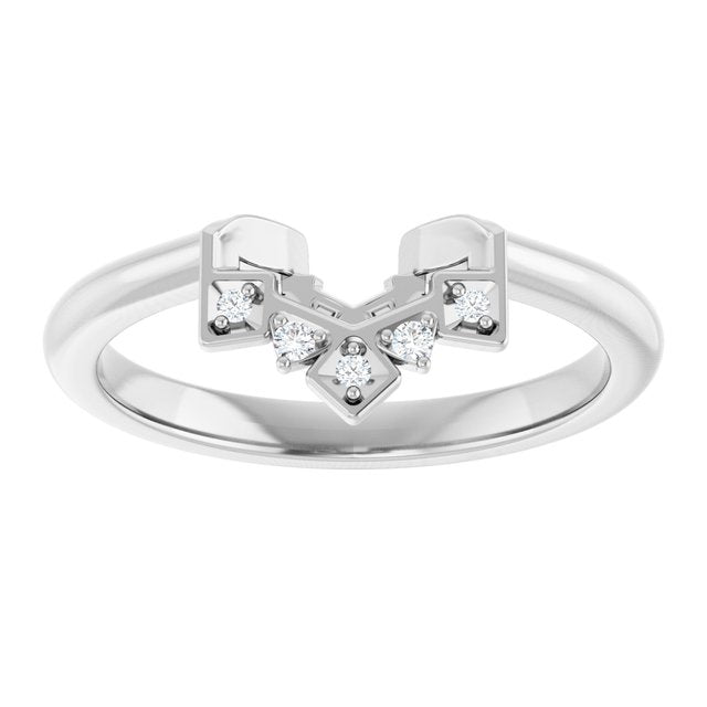 .03 CTW Natural Diamond Matching Band, 4.5 mm