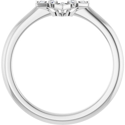 .03 CTW Natural Diamond Matching Band, 4.5 mm