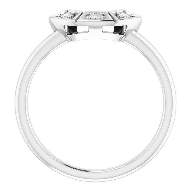 .06 CTW Natural Diamond Matching Band, 5.5 mm