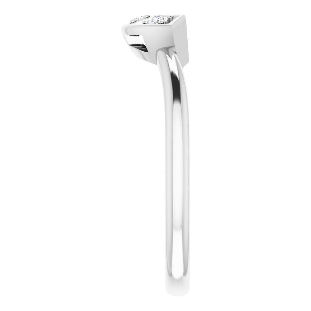 .06 CTW Natural Diamond Matching Band, 5.5 mm