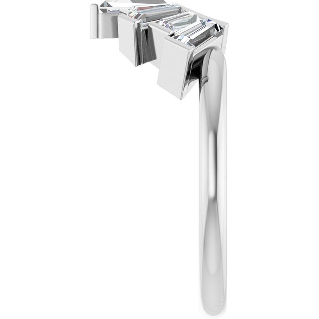 3/4 CTW Natural Diamond Contour Band, 9.23 mm