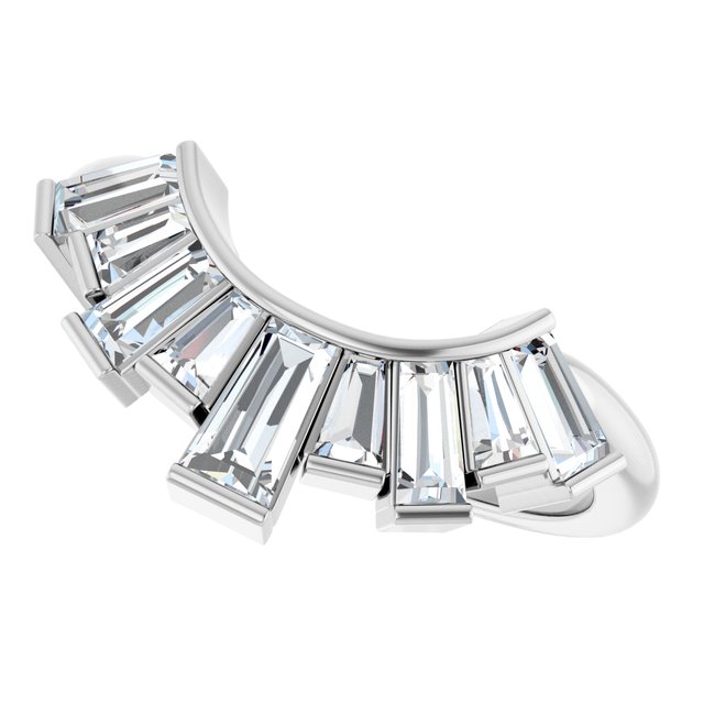 3/4 CTW Natural Diamond Contour Band, 9.23 mm