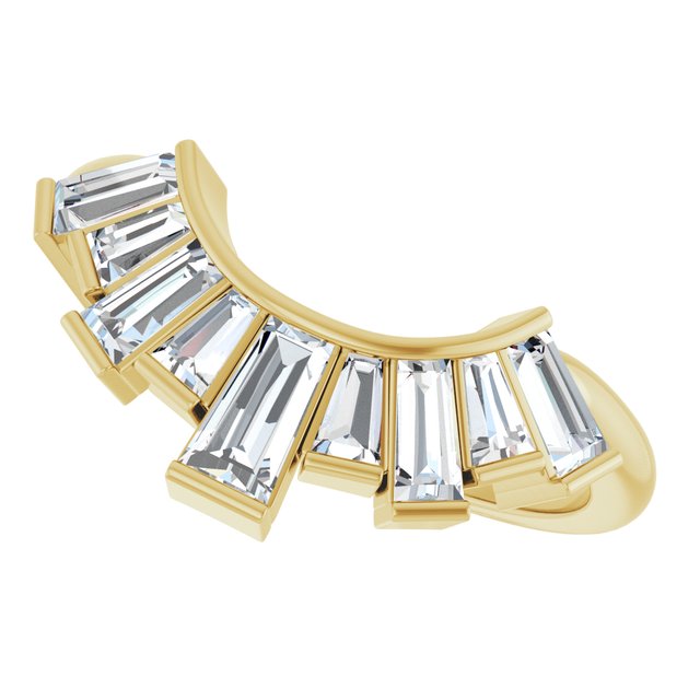 3/4 CTW Lab-Grown Diamond Contour Band