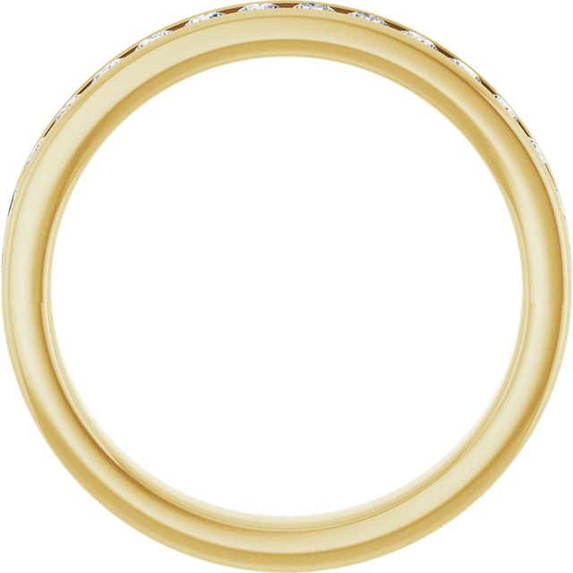 1/2 CTW Lab-Grown Diamond Anniversary Band, 3.2 mm