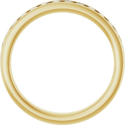 1/2 CTW Lab-Grown Diamond Anniversary Band, 3.2 mm