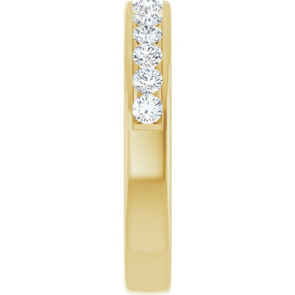 5/8 CTW Lab-Grown Diamond Anniversary Band, 3.54 mm
