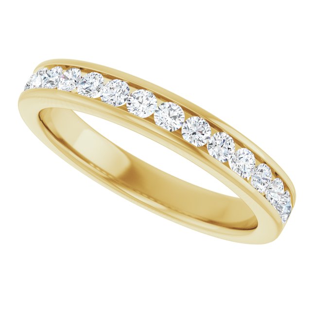 1/2 CTW Lab-Grown Diamond Anniversary Band, 3.2 mm