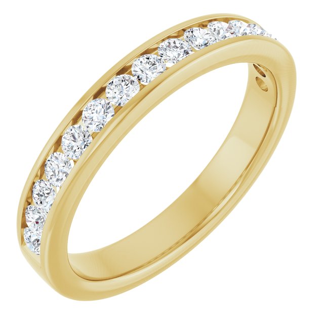 1/2 CTW Lab-Grown Diamond Anniversary Band, 3.2 mm