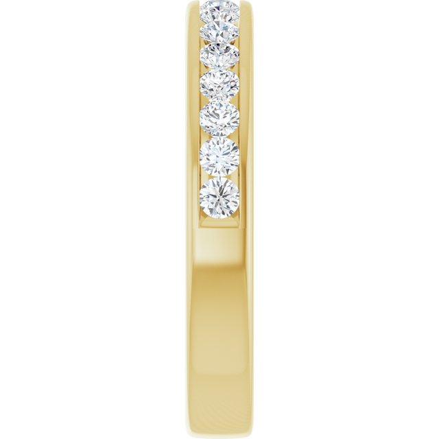 1/2 CTW Lab-Grown Diamond Anniversary Band, 3.2 mm