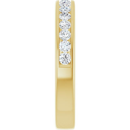 1/2 CTW Lab-Grown Diamond Anniversary Band, 3.2 mm