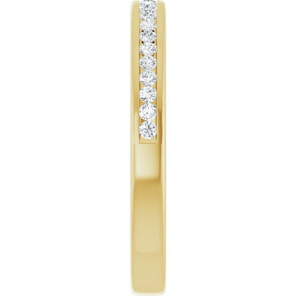1/5 CTW Lab-Grown Diamond Anniversary Band, 2.6 mm