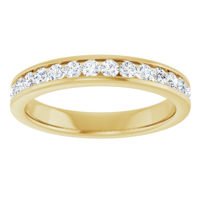 1/2 CTW Lab-Grown Diamond Anniversary Band, 3.2 mm