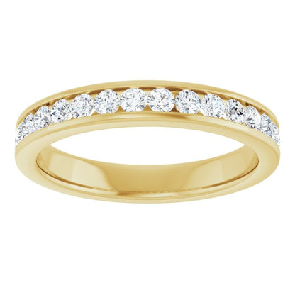 1/2 CTW Lab-Grown Diamond Anniversary Band, 3.2 mm