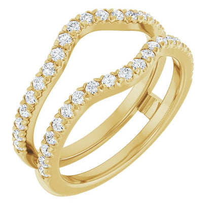 1/2 CTW Lab-Grown Diamond French-Set Ring Guard