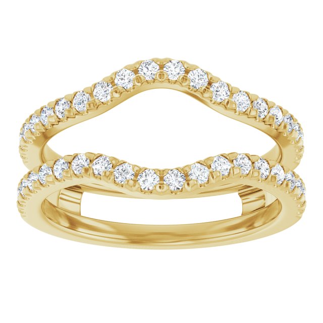 1/2 CTW Lab-Grown Diamond French-Set Ring Guard