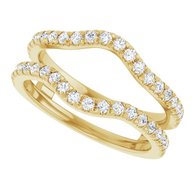 1/2 CTW Lab-Grown Diamond French-Set Ring Guard