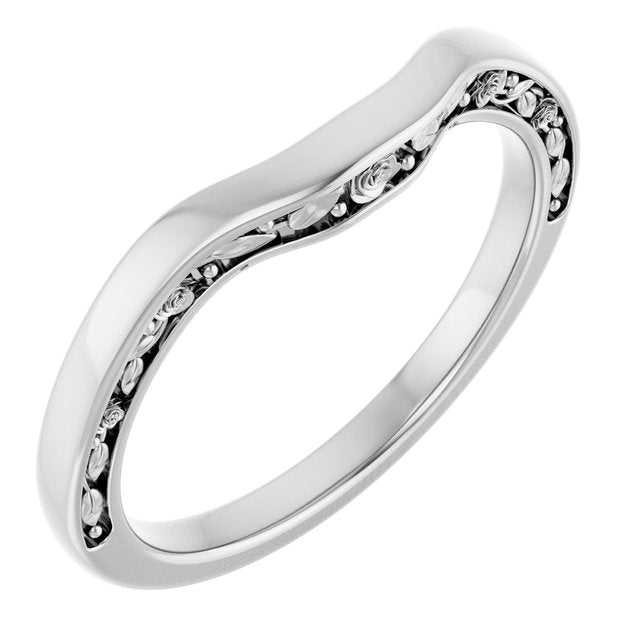 Floral Matching Band, 2 mm