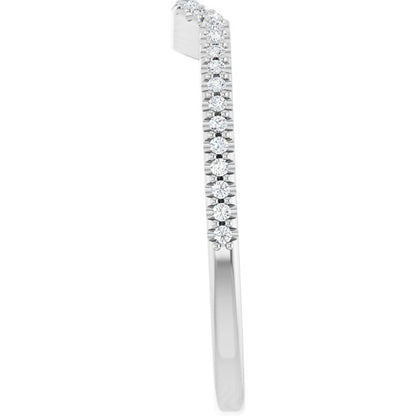 1/8 CTW Natural Diamond Contour Band, 1.5 mm