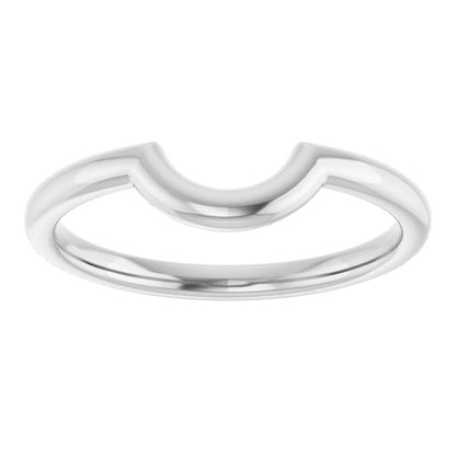 Continuum Sterling Silver Contour Band, 1.7 mm